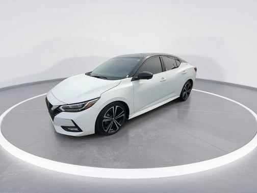 Aspen White/Super Black 2020 Nissan Sentra SR