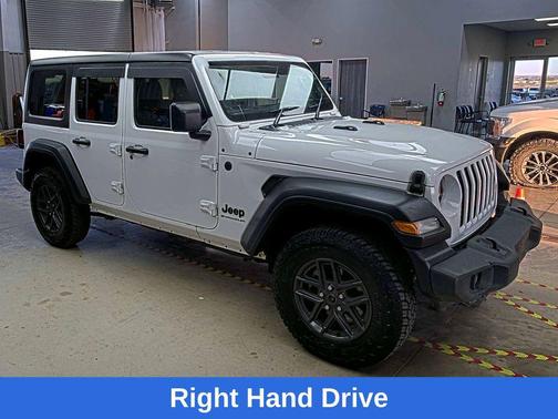 Bright White Clearcoat 2024 Jeep Wrangler Sport S