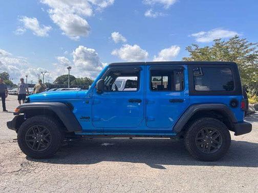 Hydro Blue Pearlcoat 2024 Jeep Wrangler Sport