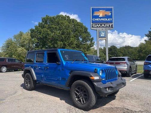 Hydro Blue Pearlcoat 2024 Jeep Wrangler Sport