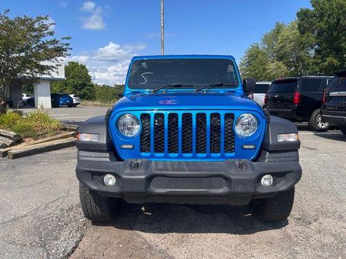 Hydro Blue Pearlcoat 2024 Jeep Wrangler Sport
