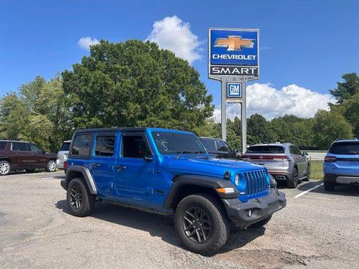 Hydro Blue Pearlcoat 2024 Jeep Wrangler Sport