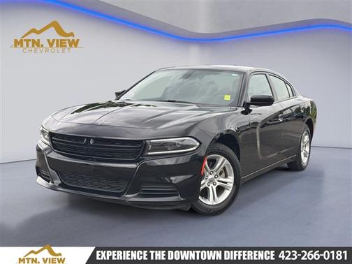 Pitch Black Clearcoat 2023 Dodge Charger SXT