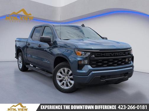 Lakeshore Blue Metallic 2024 Chevrolet Silverado 1500 Custom
