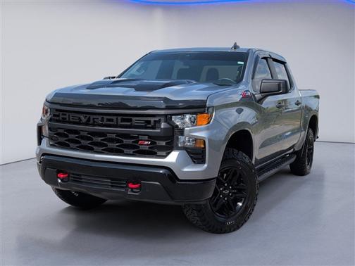 Sterling Gray Metallic 2024 Chevrolet Silverado 1500 Custom Trail Boss