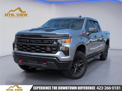 Sterling Gray Metallic 2024 Chevrolet Silverado 1500 Custom Trail Boss