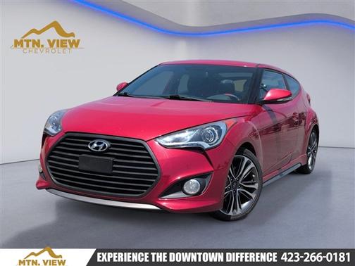 Boston Red 2017 Hyundai Veloster Turbo