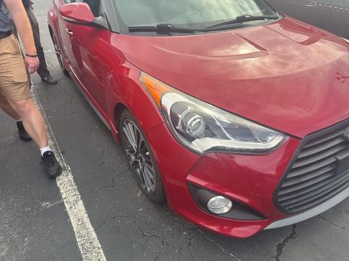 Boston Red 2017 Hyundai Veloster Turbo