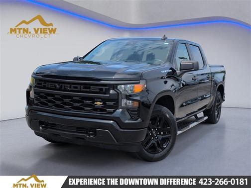 Black 2022 Chevrolet Silverado 1500 Custom