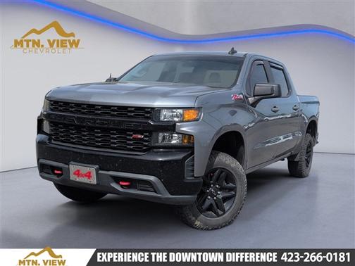 Satin Steel Metallic 2019 Chevrolet Silverado 1500 Custom Trail Boss