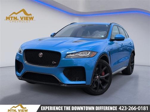 Ultra Blue 2020 Jaguar F-PACE SVR