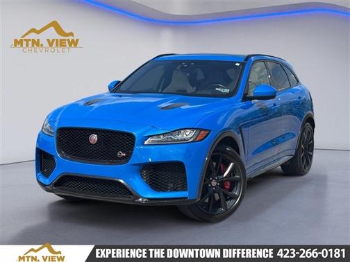 Ultra Blue 2020 Jaguar F-PACE SVR