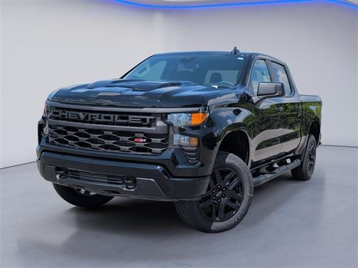 Black 2026 Chevrolet Silverado 1500 Custom Trail Boss