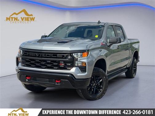 Sterling Gray Metallic 2024 Chevrolet Silverado 1500 Custom Trail Boss