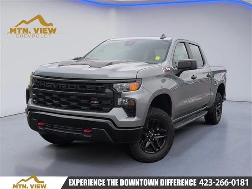 Sterling Gray Metallic 2024 Chevrolet Silverado 1500 Custom Trail Boss