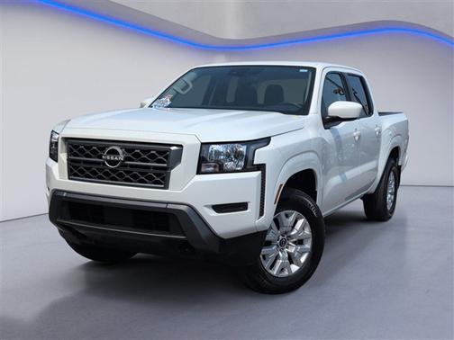 Glacier White 2023 Nissan Frontier SV