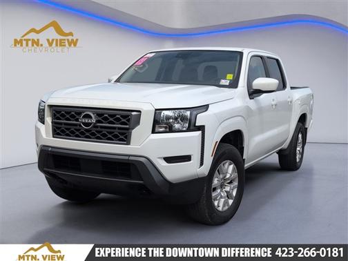 Glacier White 2023 Nissan Frontier SV