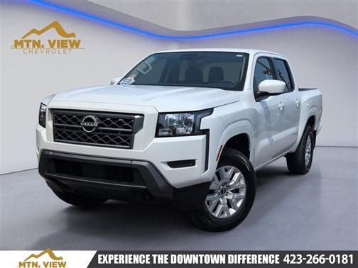 Glacier White 2023 Nissan Frontier SV