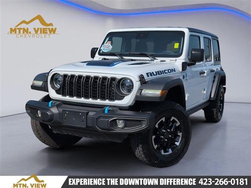 Bright White Clearcoat 2024 Jeep Wrangler 4xe Rubicon