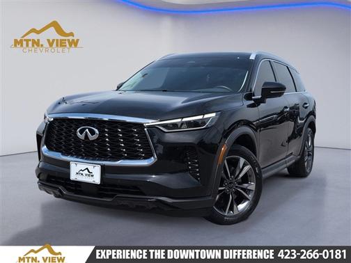 Mineral Black 2023 INFINITI QX60 Luxe