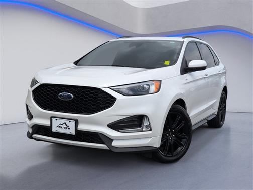 White Metallic 2023 Ford Edge ST Line