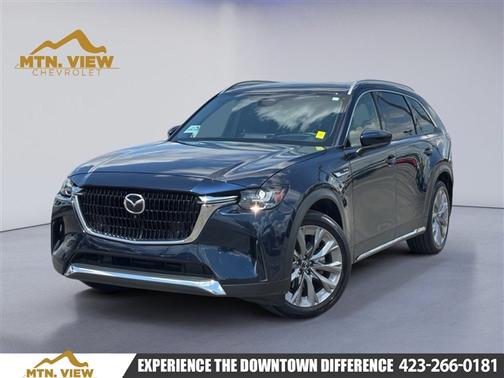 Deep Crystal Blue Mica 2025 Mazda CX-90 3.3 Turbo Premium Plus Package