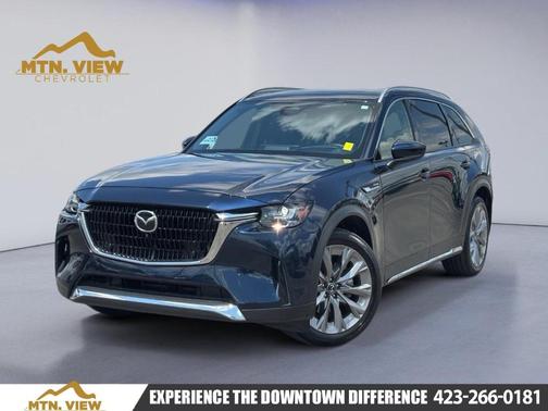Deep Crystal Blue Mica 2025 Mazda CX-90 3.3 Turbo Premium Plus Package