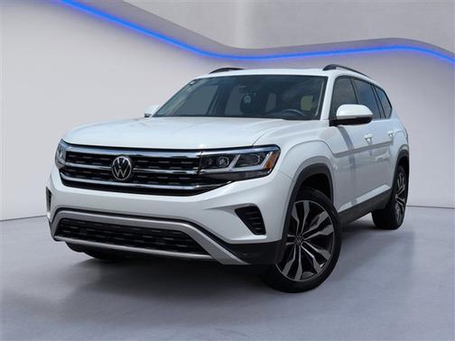 Pure White 2022 Volkswagen Atlas 3.6L SE w/Technology