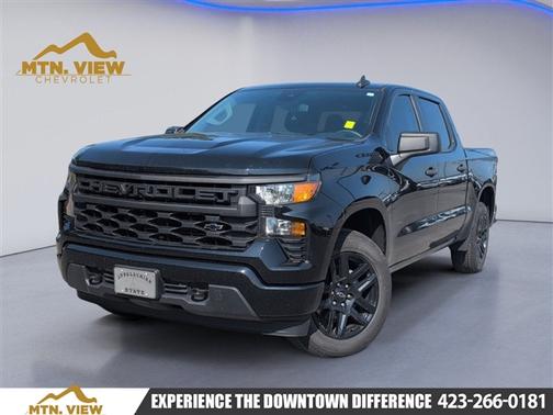 Black 2023 Chevrolet Silverado 1500 Custom