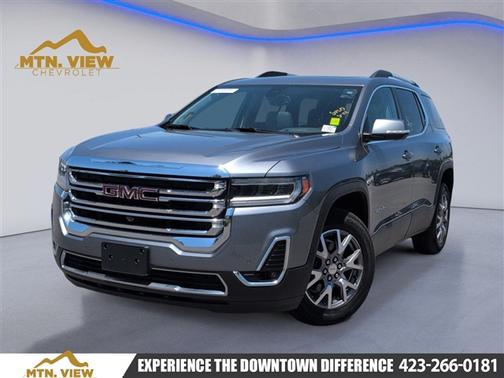 Steel Metallic 2021 GMC Acadia SLT
