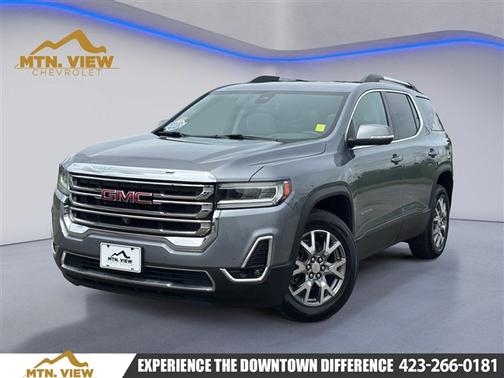 Steel Metallic 2021 GMC Acadia SLT
