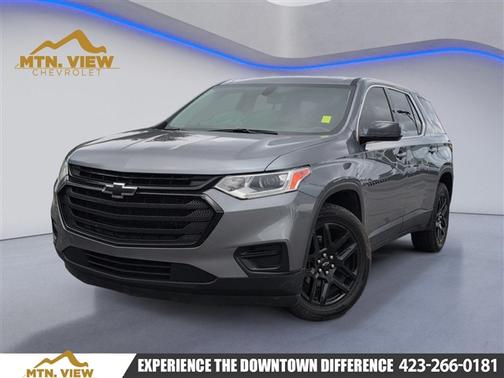 Satin Steel Metallic 2021 Chevrolet Traverse LS