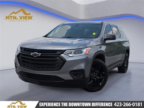 Satin Steel Metallic 2021 Chevrolet Traverse LS