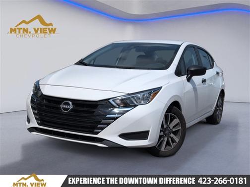 Cloud White 2024 Nissan Versa S