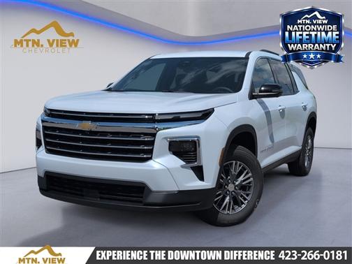 White 2026 Chevrolet Traverse LT