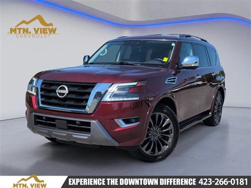 Coulis Red 2023 Nissan Armada Platinum