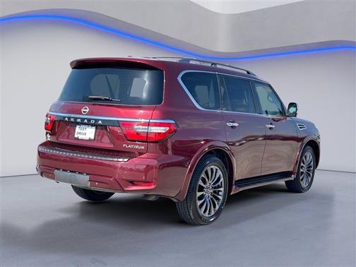 Red Pearl 2023 Nissan Armada Platinum
