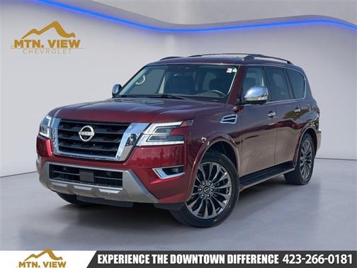 Red Pearl 2023 Nissan Armada Platinum
