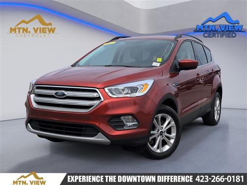Orange Metallic 2019 Ford Escape SEL