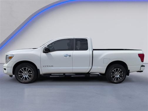 Glacier White 2021 Nissan Titan SV