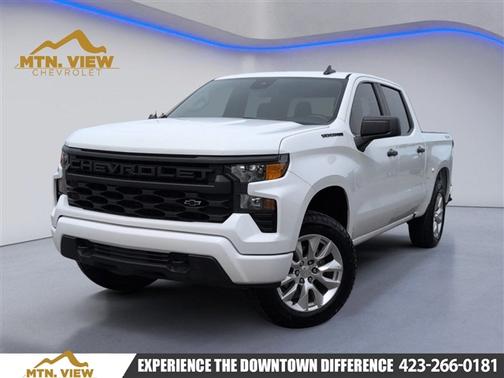 Summit White 2023 Chevrolet Silverado 1500 Custom