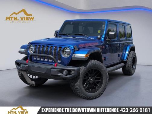 Ocean Blue Metallic 2019 Jeep Wrangler Unlimited Rubicon