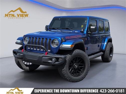 Ocean Blue Metallic 2019 Jeep Wrangler Unlimited Rubicon
