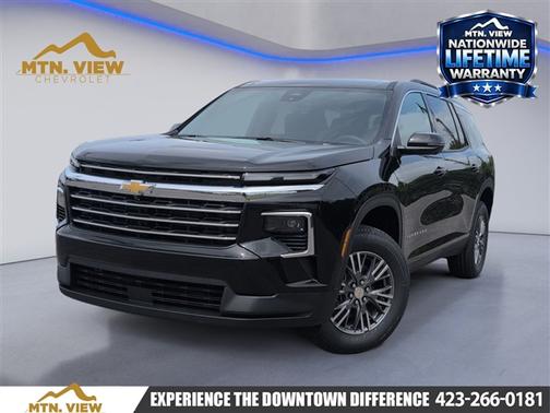 Black 2026 Chevrolet Traverse LT