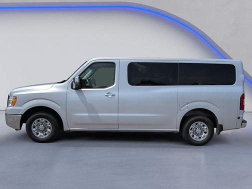 Brilliant Silver 2014 Nissan NV Passenger NV3500 HD SL V8