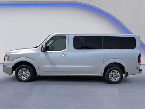 Brilliant Silver 2014 Nissan NV Passenger NV3500 HD SL V8