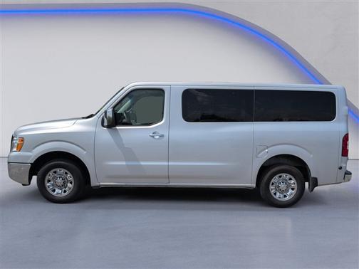 Brilliant Silver 2014 Nissan NV Passenger NV3500 HD SL V8