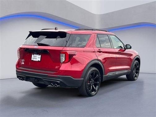 Red Metallic 2022 Ford Explorer ST