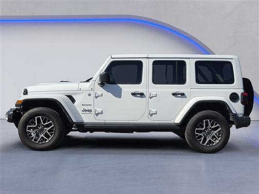 Bright White Clearcoat 2024 Jeep Wrangler Sahara