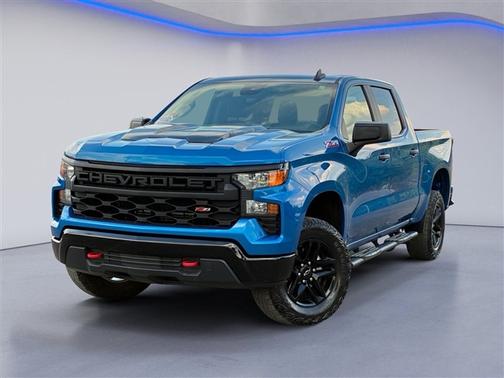 Glacier Blue Metallic 2023 Chevrolet Silverado 1500 Custom Trail Boss